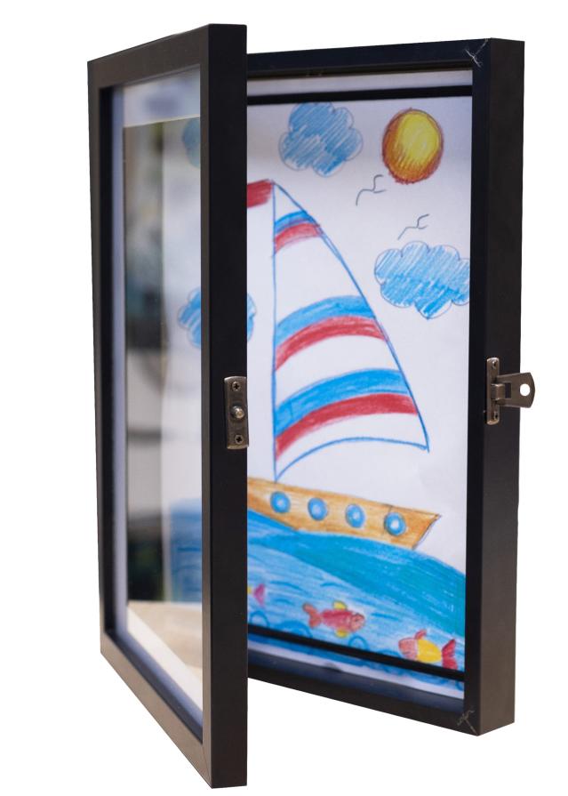 Rama na rysunki Newbie Szkło akrylowe Czarny A4