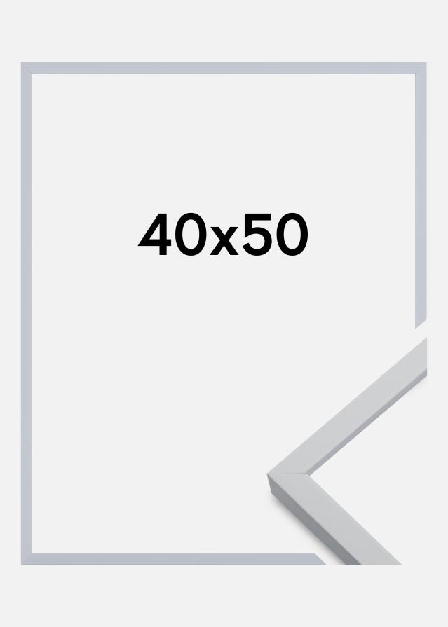 Rama Oslo Szkło akrylowe Biały 40x50 cm