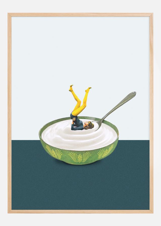 Yoga in my yogurt Plakat