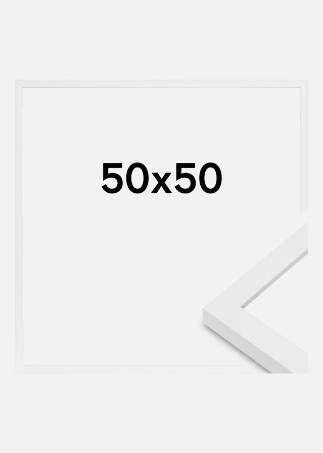 Rama Modern Szkło akrylowe Biały 50x50 cm