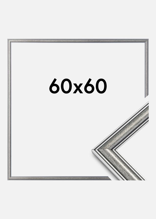 Rama Frigg Srebrny 60x60 cm