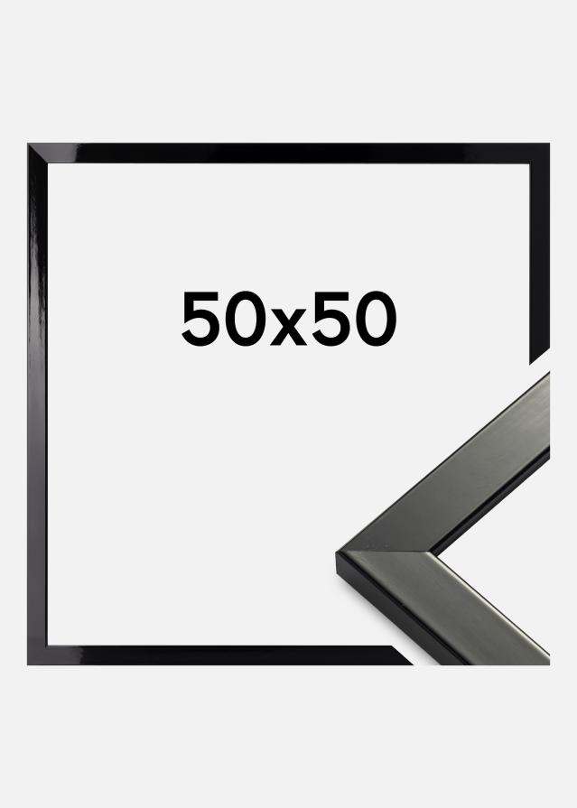 Rama Uppsala Szkło akrylowe Czarny Wysoki Połysk 50x50 cm