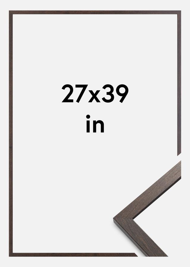 Rama Trendy Szkło akrylowe Orzech 27x39 inches (68,58x99,06 cm)