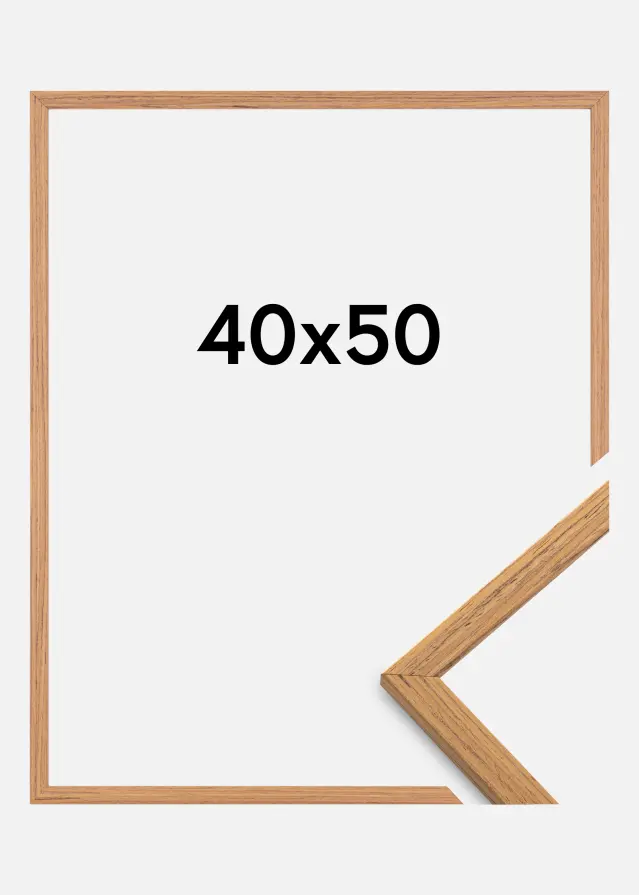 Rama Edsbyn Szkło akrylowe Drewno tekowe 40x50 cm