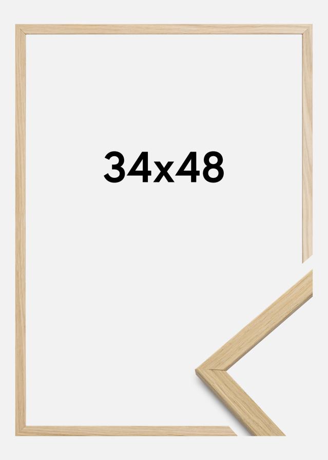 Rama Edsbyn Szkło akrylowe Dąb 34x48 cm