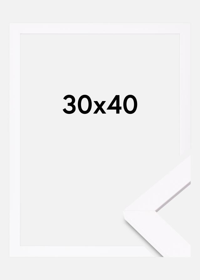 Rama Deco Szkło akrylowe Biały 30x40 cm