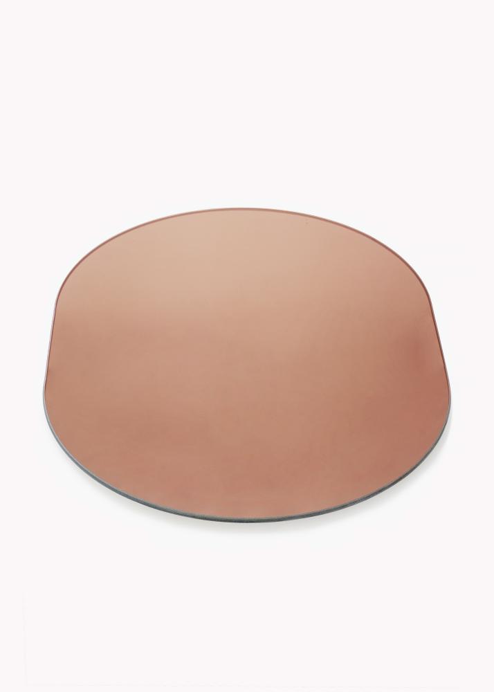 KAILA Lustro Owalny Rose Gold 50x70 cm