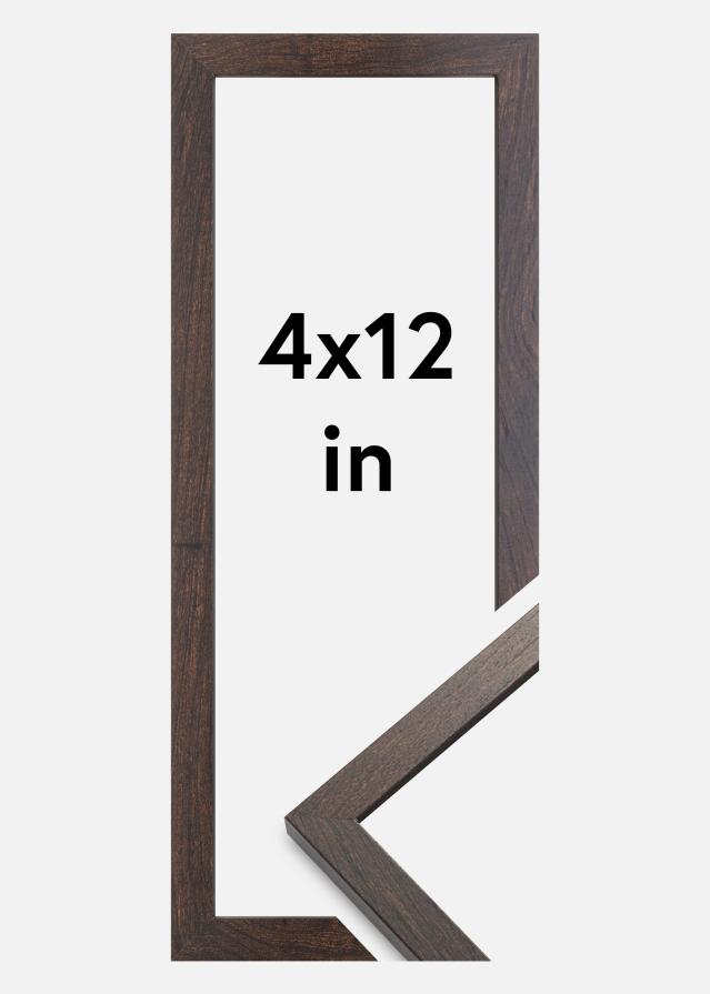 Rama Trendy Szkło akrylowe Orzech 4x12 inches (10,16x30,5 cm)