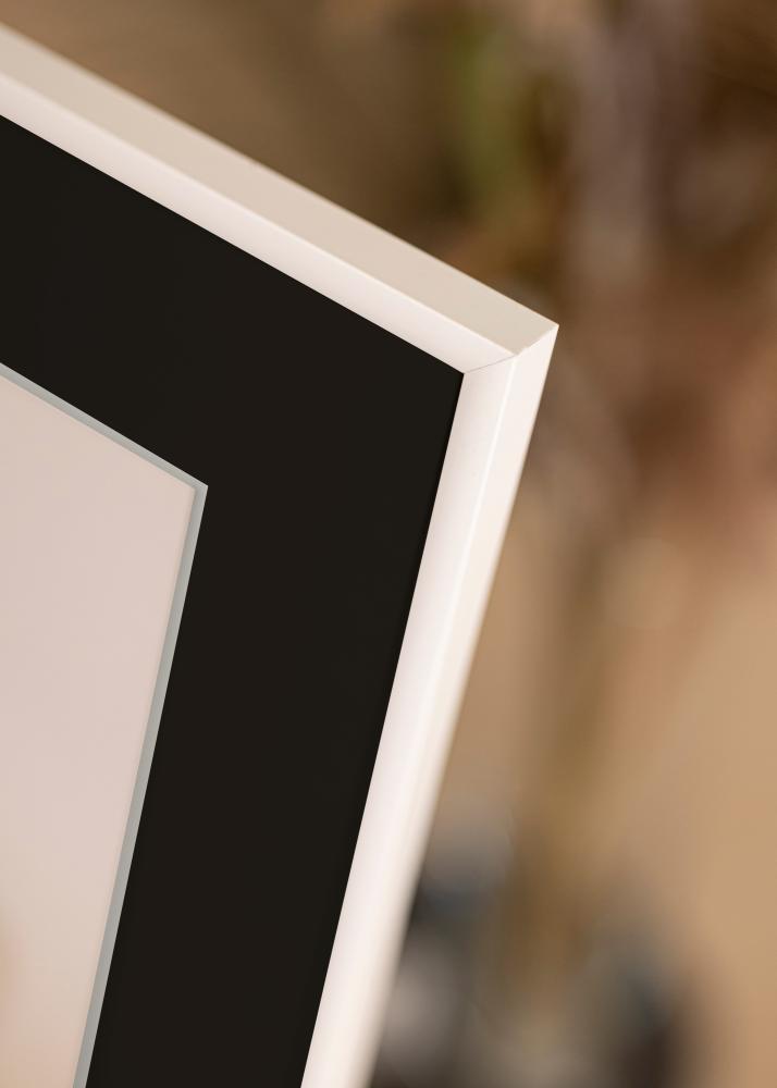 Rama New Lifestyle Biały 30x40 cm - Passe-patrout Czarny 21x30 cm
