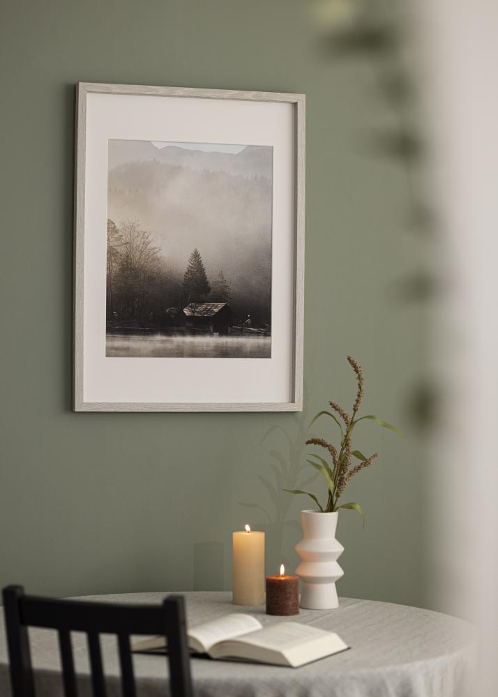 Rama Elegancki Box Szary 40x50 cm