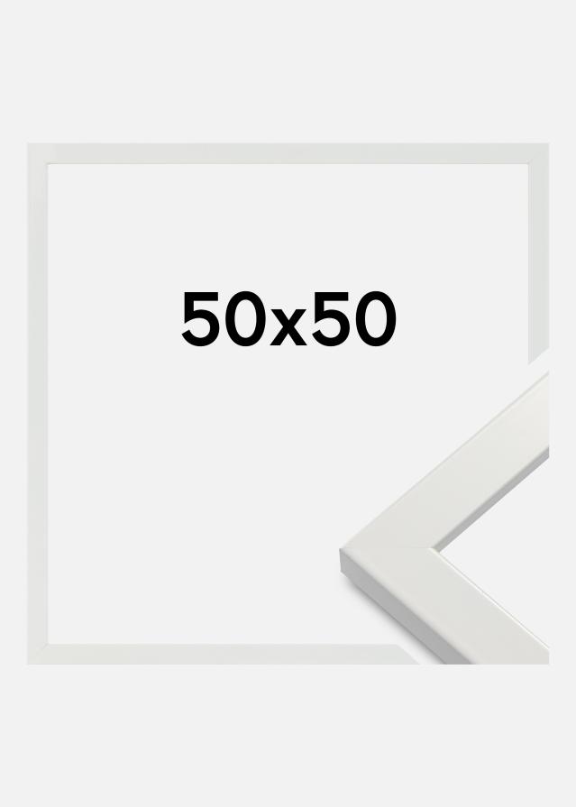 Rama White Wood Glossy Szkło akrylowe 50x50 cm