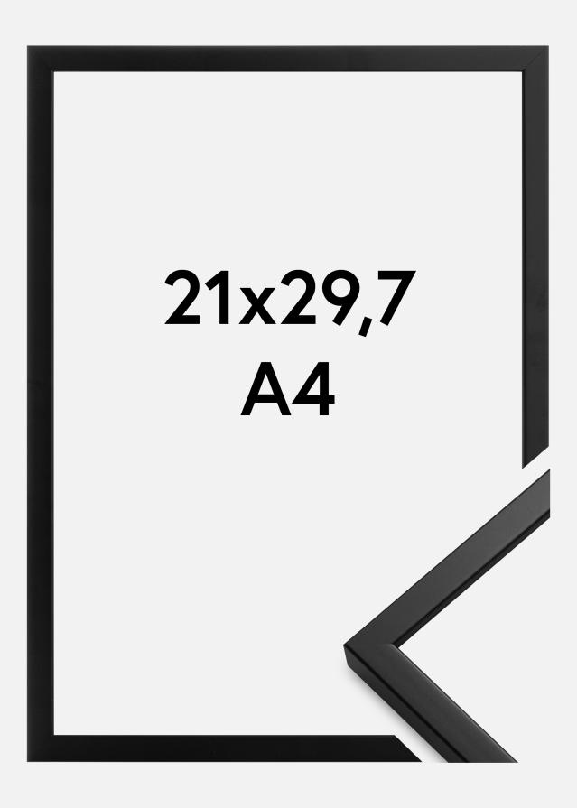 Rama Oslo Szkło akrylowe Czarny 21x29,7 cm (A4)