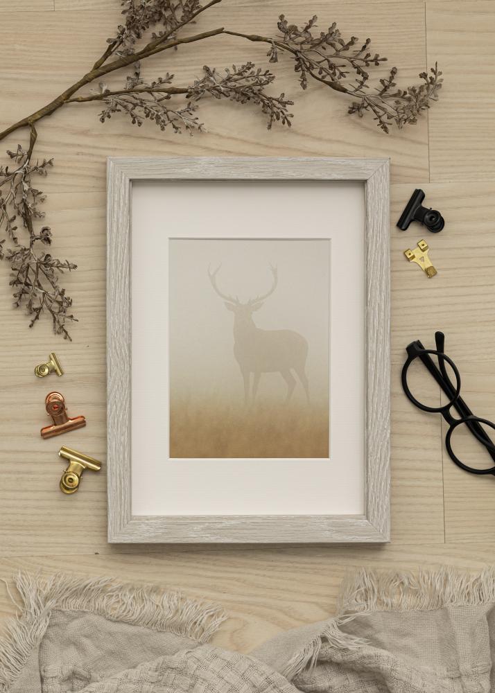 Rama Elegancki Box Szary 40x50 cm