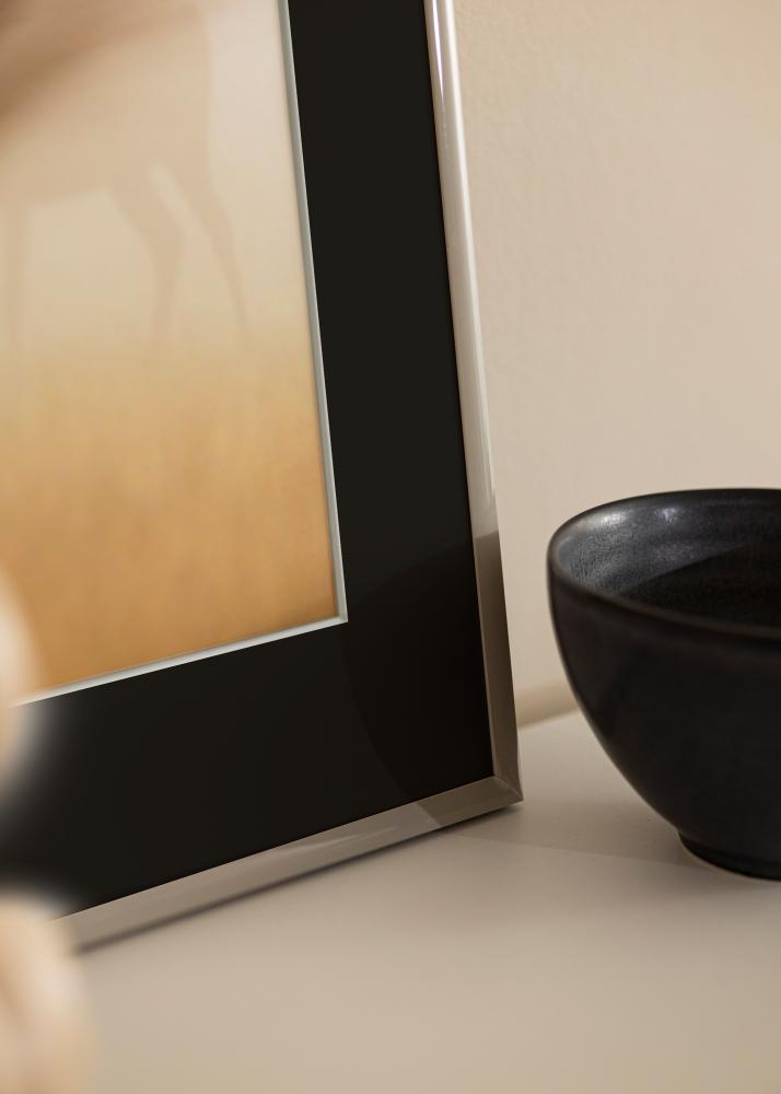 Rama New Lifestyle Earth Grey 30x40 cm - Passe-patrout Czarny 20x30 cm