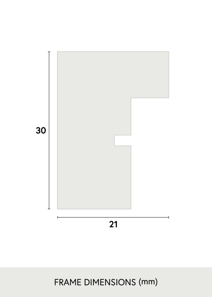 Rama New Stockholm Szary 50x70 cm