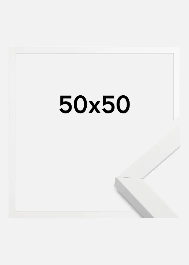 Rama Amanda Box Biały 50x50 cm