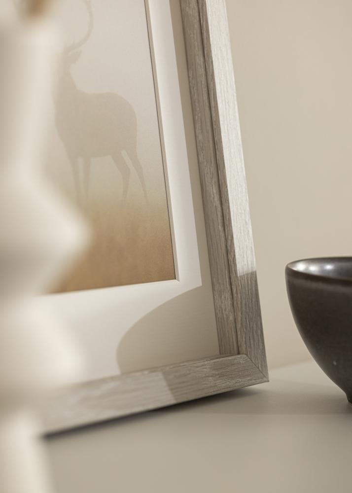 Rama Elegancki Box Szary 40x50 cm