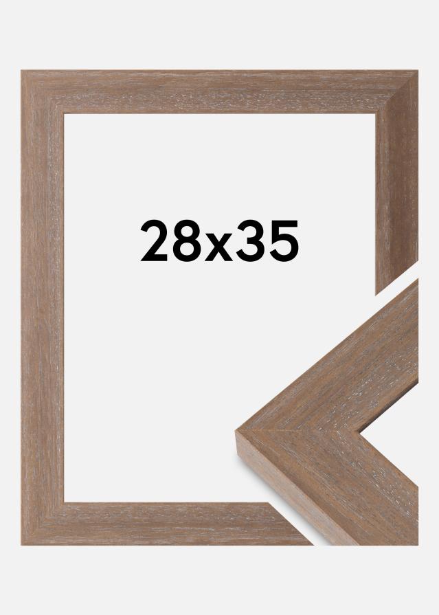 Rama Juno Szkło akrylowe Szary 28x35 cm