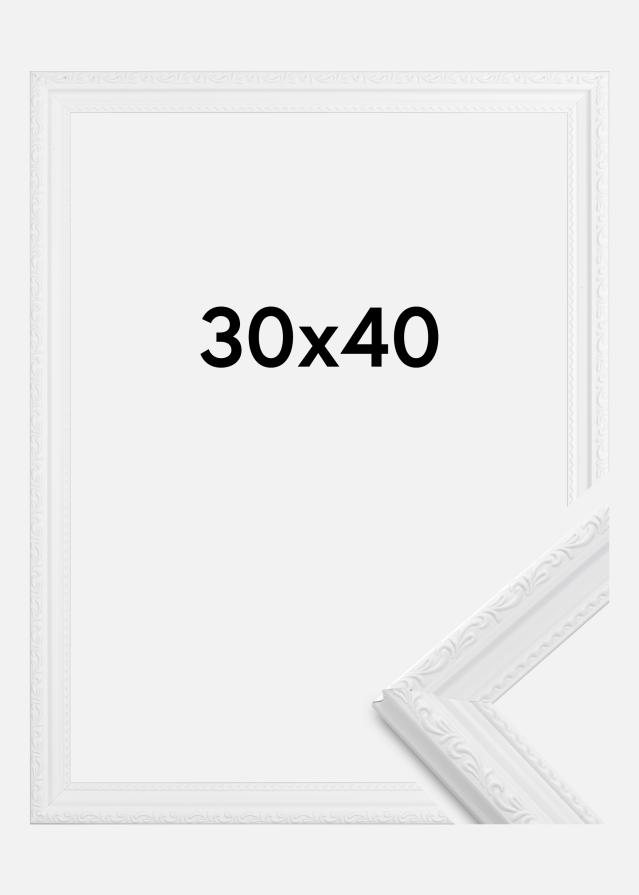 Rama Abisko Szkło akrylowe Biały 30x40 cm