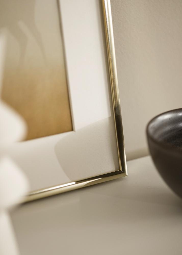 Rama Aluminium Szkło akrylowe Złoty Połysk 40x50 cm