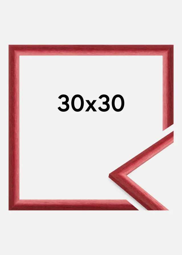Rama Cornwall Szkło akrylowe Ciemnoczerwony 30x30 cm