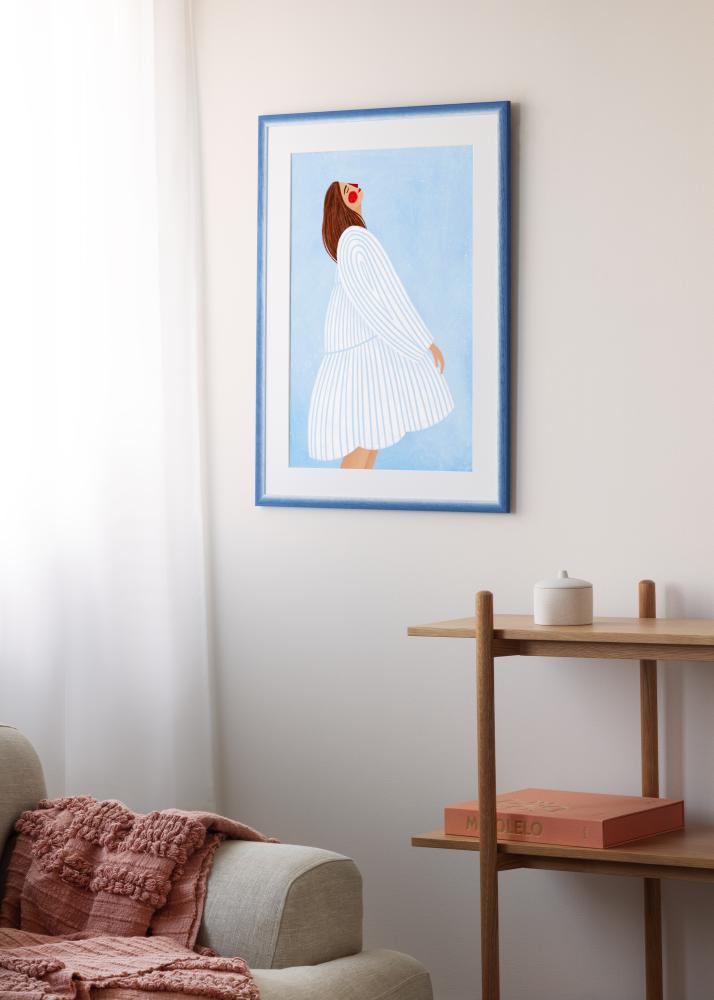 Rama Cornwall Szkło akrylowe Niebieska 42x59,4 cm (A2)