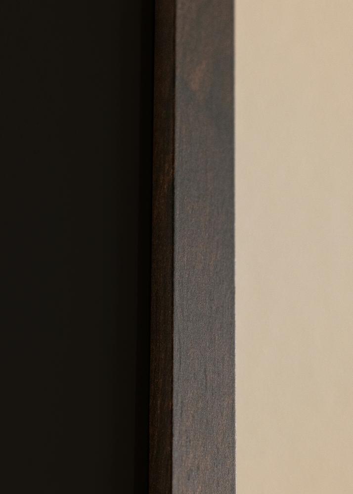 Rama Trendy Orzech 45x60 cm - Passe-patrout Czarny 35x50 cm