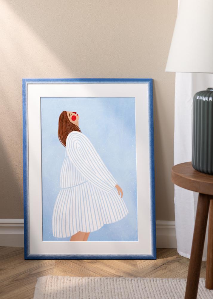 Rama Cornwall Szkło akrylowe Niebieska 42x59,4 cm (A2)