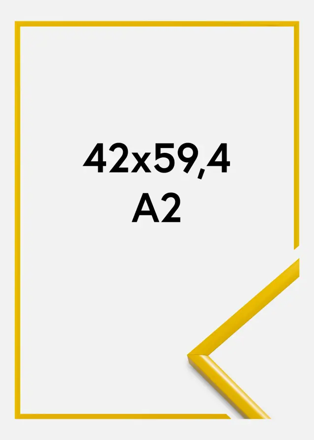 Rama New Lifestyle Szkło akrylowe Żółty 42x59,4 cm (A2)