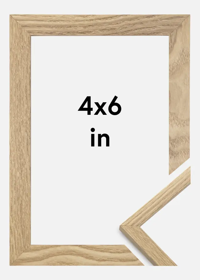 Rama Trendy Szkło akrylowe Dąb 4x6 inches (10,2x15,2 cm)