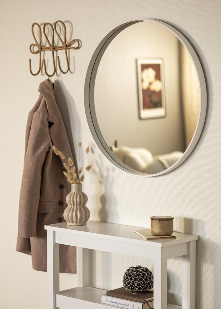 Lustro Reflection Biały 70 cm Ø