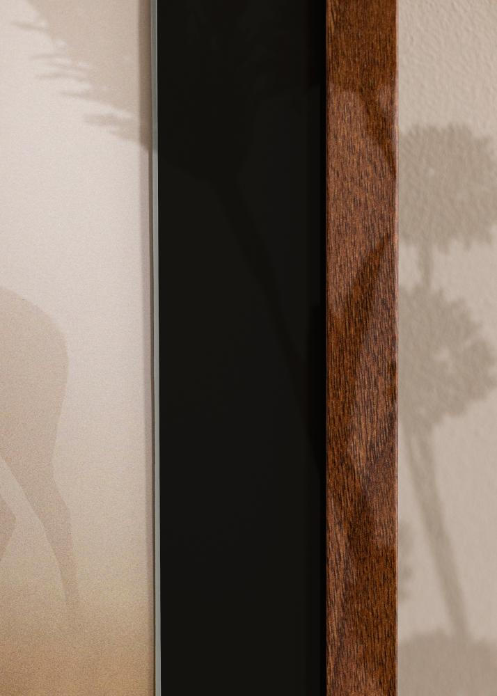 Rama Stylowy Warm Brown 40x50 cm - Passe-patrout Czarny 29,7x42 cm (A3)
