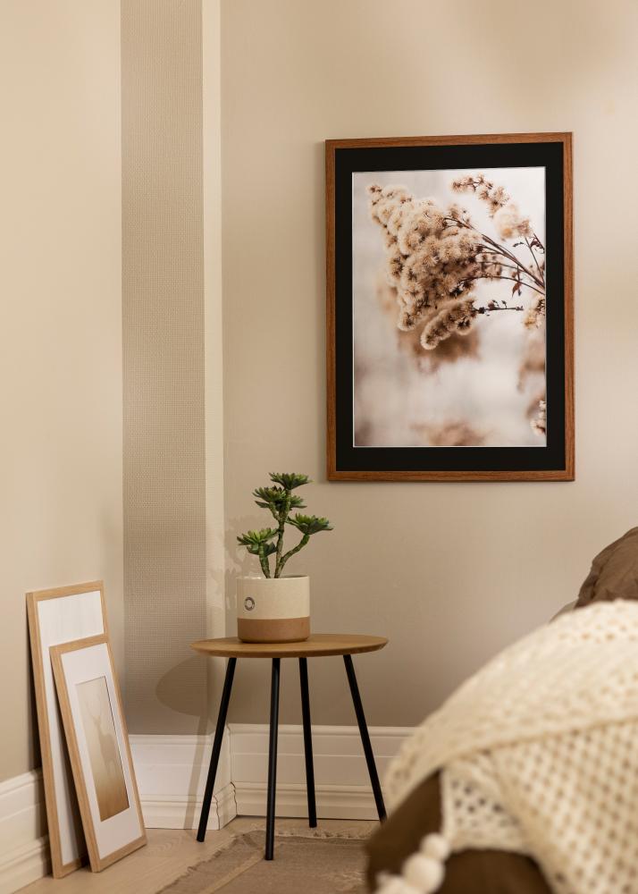 Rama Stylowy Warm Brown 40x50 cm - Passe-patrout Czarny 29,7x42 cm (A3)