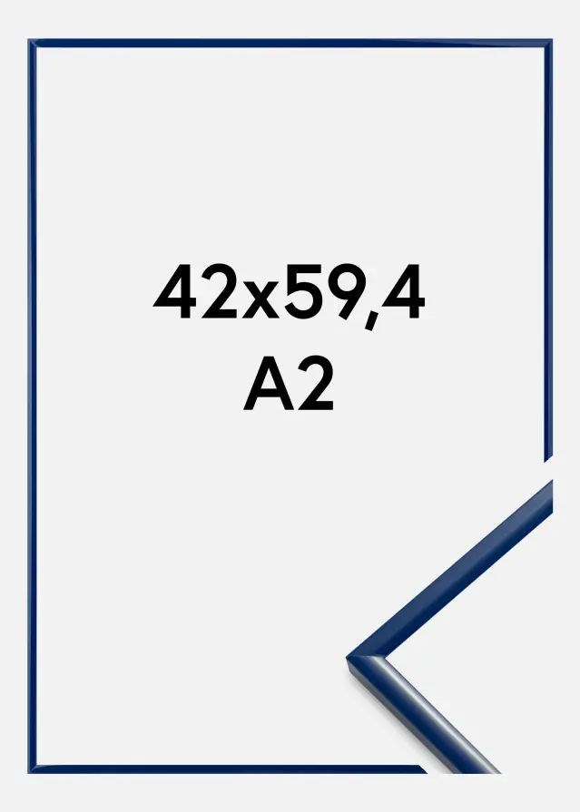 Rama New Lifestyle Szkło akrylowe Niebieski 42x59,4 cm (A2)