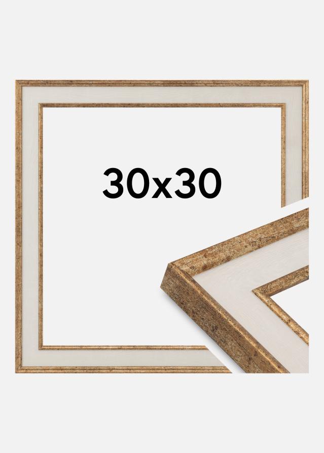 Rama Dolly Szkło akrylowe Złoto 30x30 cm