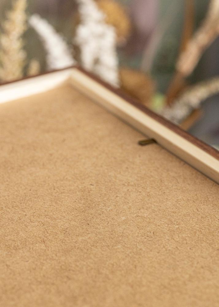 Rama Stylowy Warm Brown 40x50 cm - Passe-patrout Czarny 29,7x42 cm (A3)