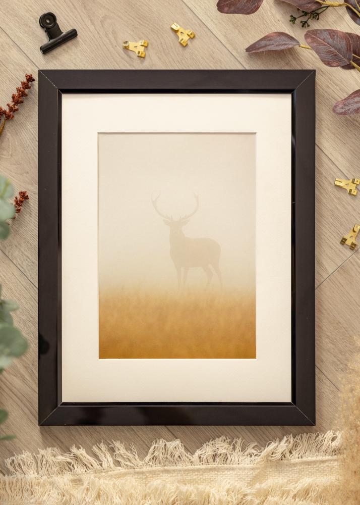 Rama Åsarna Czarny Połysk - Dowolny Rozmiar