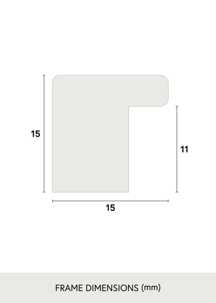 Rama Vemdalen Szkło akrylowe Dąb 59x97 cm