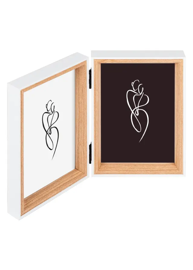 Silhouette Ramka składana Dąb 10x15 cm – 2 zdjęcia