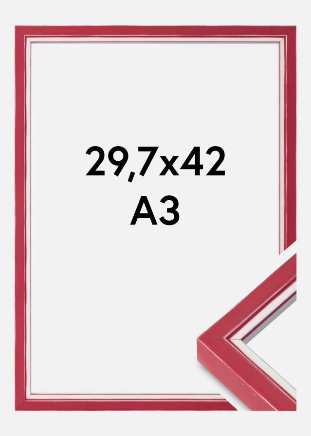 Rama Diana Szkło akrylowe Czerwony 29,7x42 cm (A3)