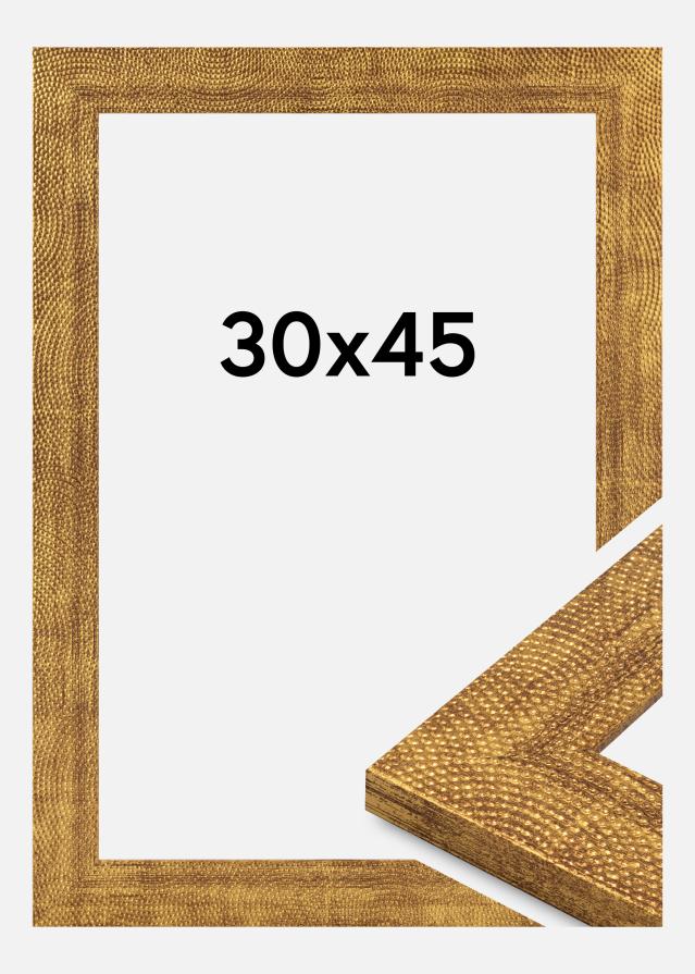 Rama Linea Szkło akrylowe Złoto 30x45 cm