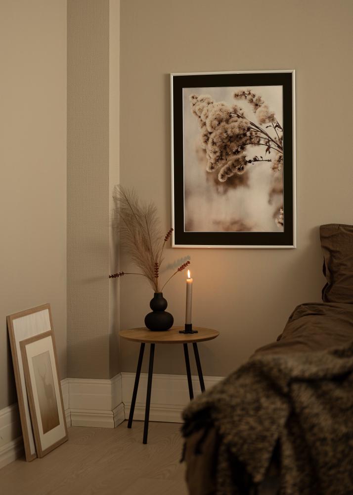 Rama Victoria Biały 50x70 cm - Passe-patrout Czarny 33x56 cm