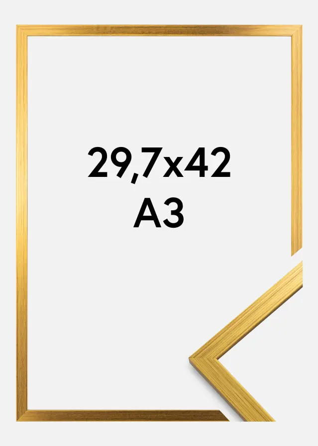 Rama Edsbyn Złoty 29,7x42 cm (A3)