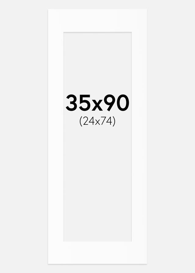Passe-patrout Biały Standard (Białe Rdzeń) 35x90 cm (24x74)
