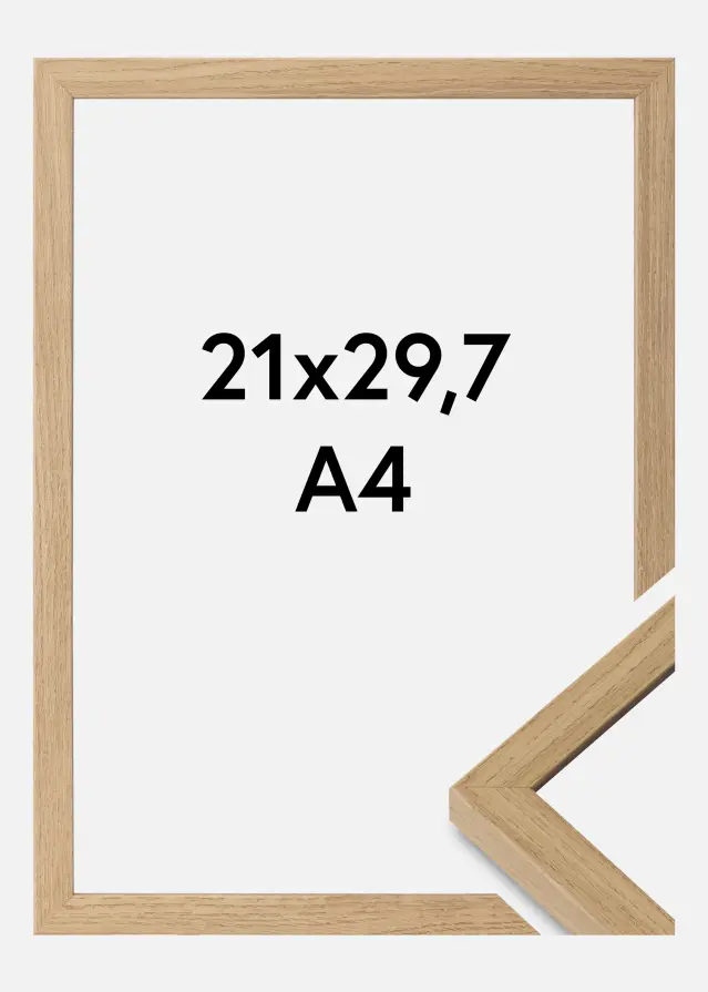 Rama Ares Szkło akrylowe Natural Oak 21x29,7 cm (A4)
