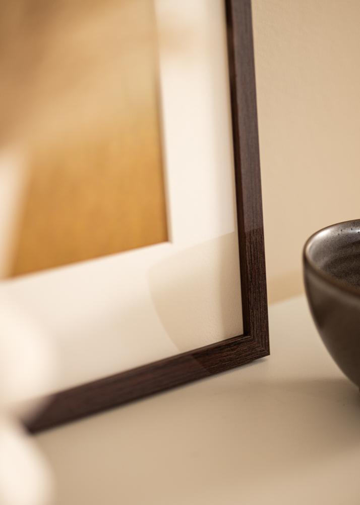 Rama Modern Szkło akrylowe Orzech 40x50 cm