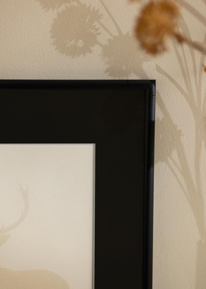 Rama New Lifestyle Czarny Mat 70x100 cm - Passe-patrout Czarny 24x36 inches