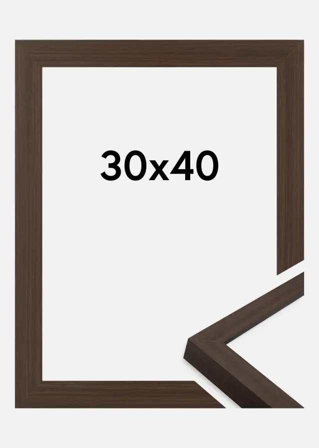 Rama Wells Szkło akrylowe Brązowa 30x40 cm