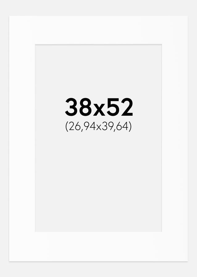 Passe-patrout Biały Standard (Białe Rdzeń) 38x52 cm (26,94x39,64)