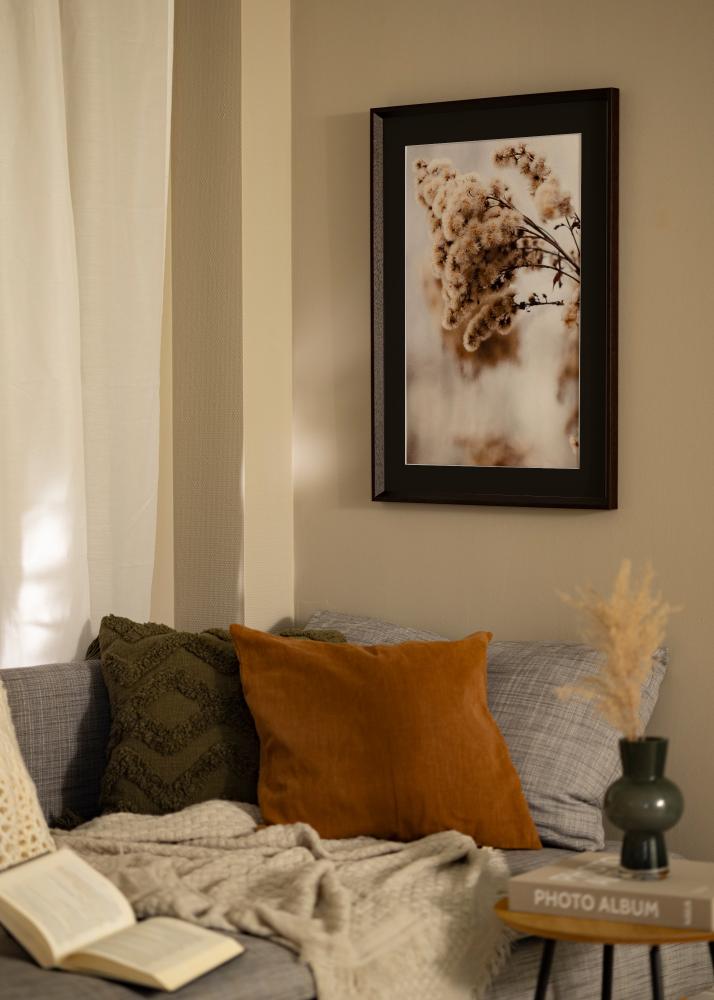 Rama Globe Espresso 24x30 cm - Passe-patrout Czarny 7x9 inches